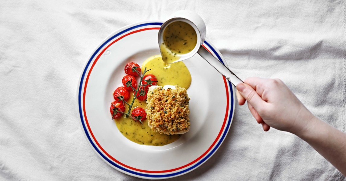 Parsley Crusted Cod with Beurre Blanc | Dairy Council, Northern Ireland
