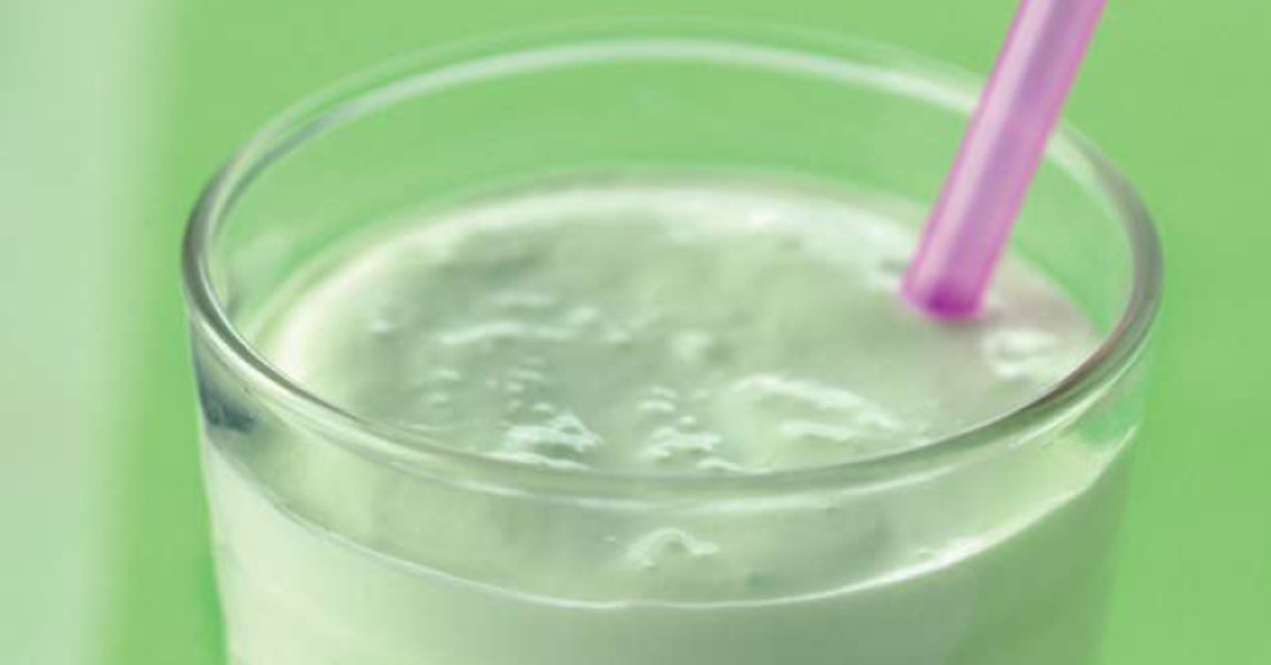 Retro peppermint strawberry shake | Dairy Council, Northern Ireland